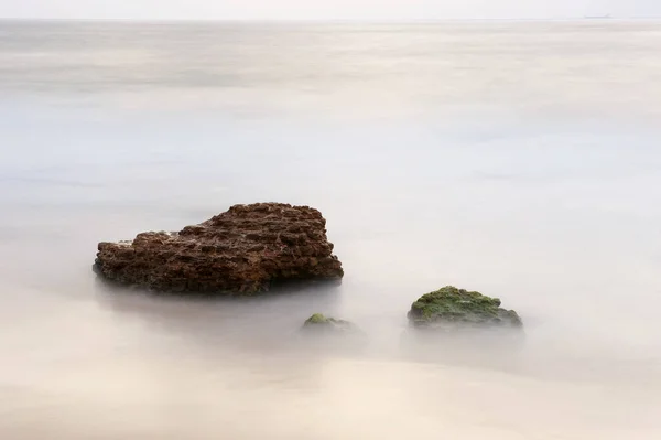 Ashkelon City Yakınındaki Güney Srail Akdeniz Kıyılarında — Stok fotoğraf