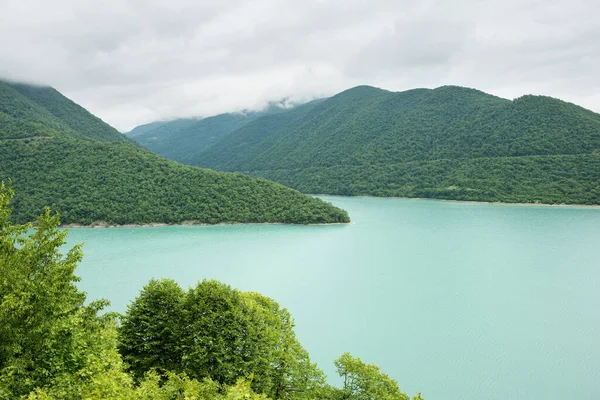 Водохранилище Горах Кавказа Грузии — стоковое фото