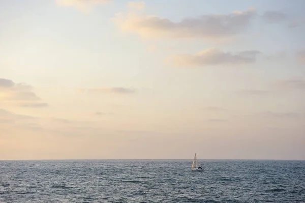 Kust Van Middellandse Zee Het Zuiden Van Israël Buurt Van — Stockfoto