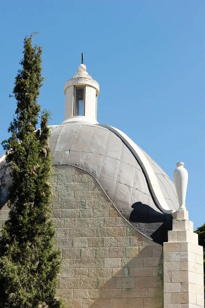 Kościołem Dominus Flevit Kościół Katolicki Górze Oliwnej Jerozolimie — Zdjęcie stockowe