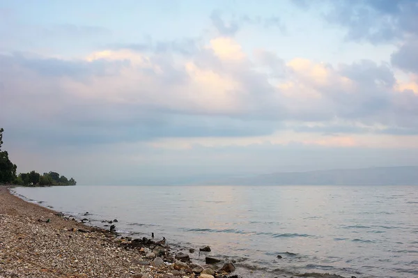 Galileiska Sjön Kinneret Den Största Insjö Israel — Stockfoto