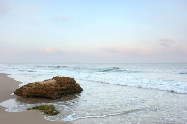 Costa Mediterrânica Sul Israel Perto Cidade Ashkelon — Fotografia de Stock