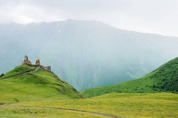 Trinity Church in Gergeti - Gergetis Tsminda Sameba