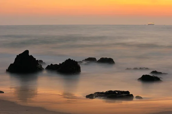 Ashkelon City Yakınındaki Güney Srail Akdeniz Kıyılarında — Stok fotoğraf