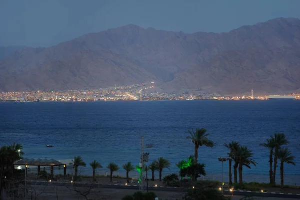 Costa Mar Vermelho Golfo Eilat Israel — Fotografia de Stock