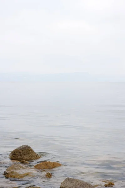 Serene Calm Sea Galilee Dawn — Stock Photo, Image