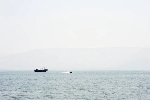 Mar Galilea Kinneret Lago Agua Dulce Más Grande Israel — Foto de Stock