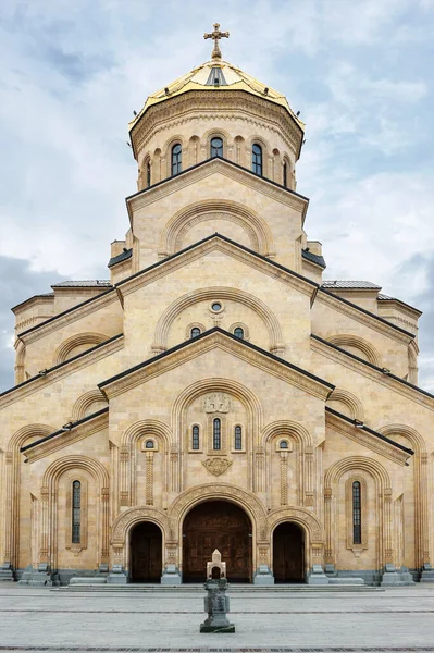 Kathedraal Van Tsmind Sameba Georgisch Orthodoxe Kerk Tbilisi — Stockfoto