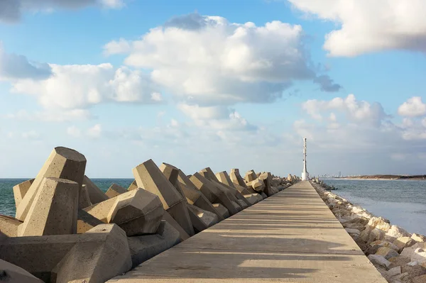 Marinan Staden Ashkelon Medelhavet — Stockfoto