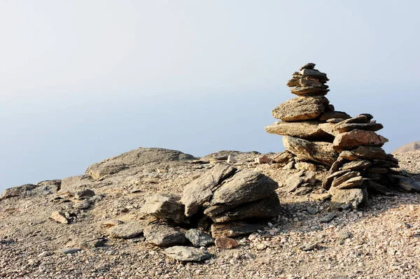 Maak Een Wandeling Door Bergen Buurt Van Golf Van Eilat — Stockfoto