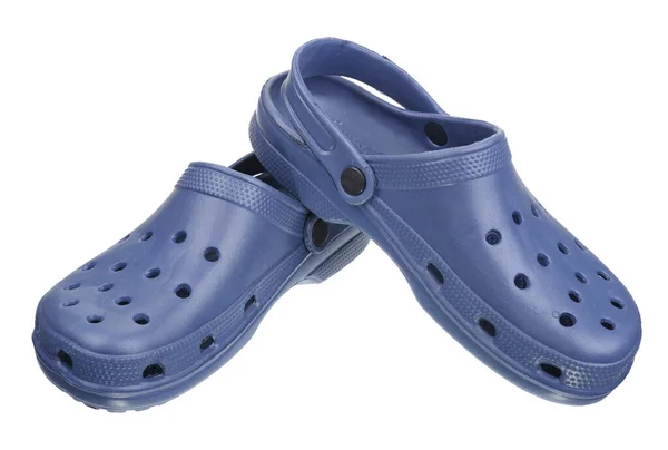 Pantofole Gomma Crocs Scarpe Casual Versatili Isolate — Foto Stock