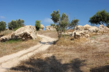 İsrail Ashkelon park Haçlı yapılarda kalıntıları