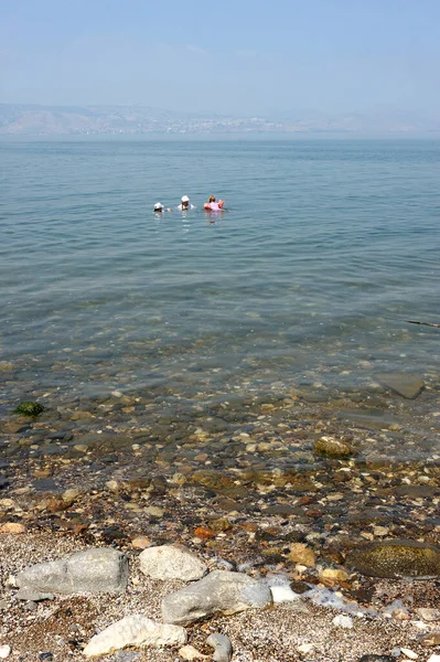 ガリラヤの海 キブツ キネレット イスラエルで最大の淡水湖 — ストック写真