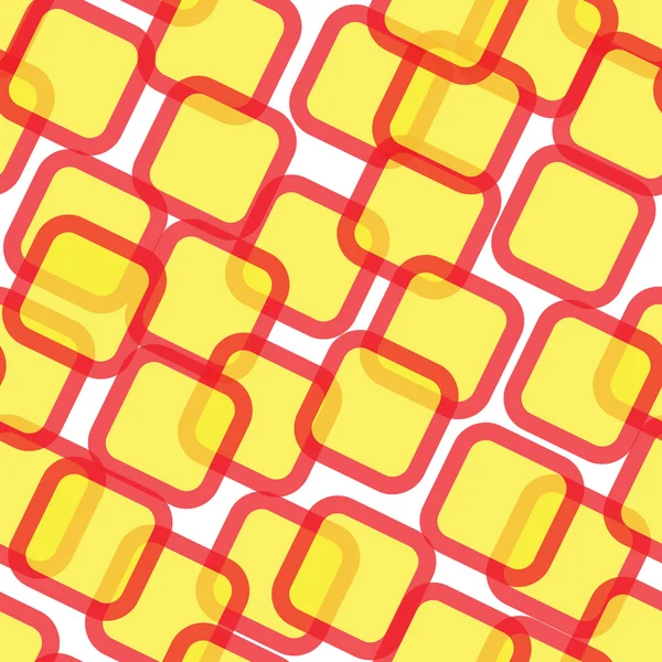 Abstraktes nahtloses Muster mit Quadraten — Stockvektor