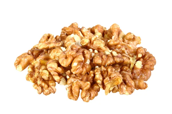 Högen av beige valnötter — Stockfoto