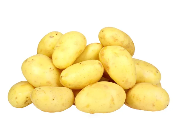 黄色的原料土豆大堆 — 图库照片