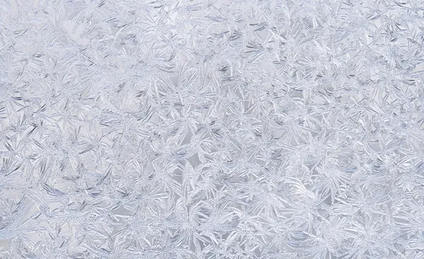 Real snowflake background. Beautiful frozen pattern. — Stock Photo, Image