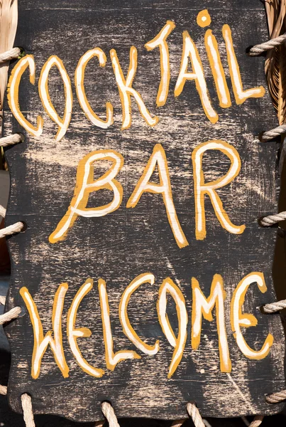 Cocktail bar welcome — Stock Photo, Image