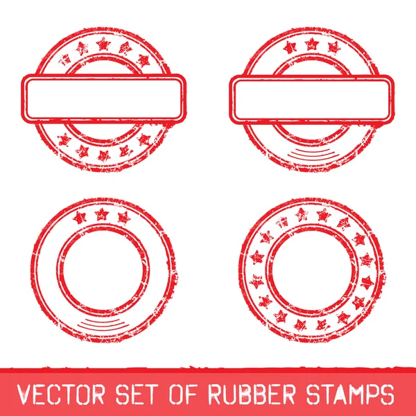 Set of rubber stamps — Stock Vector