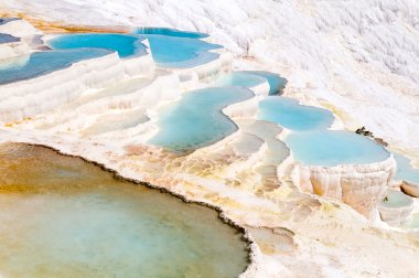 pamukkale turkuaz su Traverten havuzları