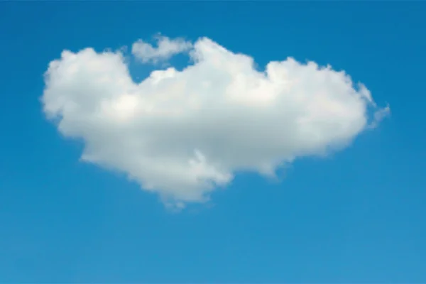 Bellissimo paesaggio nuvoloso vettoriale — Vettoriale Stock