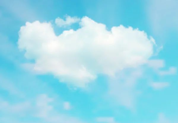 Bellissimo paesaggio nuvoloso vettoriale — Vettoriale Stock