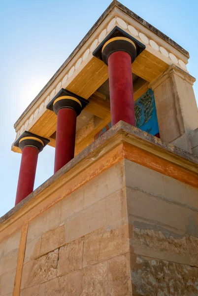 Ancient site of Knossos in Crete — Stock Photo, Image