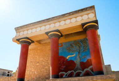 Girit'te knossos antik sitesi