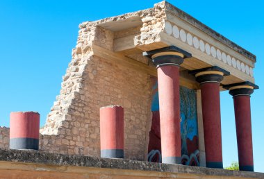 Girit'te knossos antik sitesi