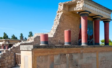 Girit'te knossos antik sitesi