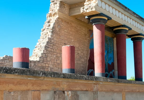 Starověké místo knossos na Krétě — Stock fotografie