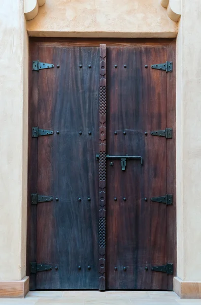 Casa casa porta de madeira — Fotografia de Stock