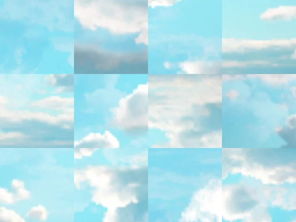 아름 다운 벡터 cloudscape — 스톡 벡터
