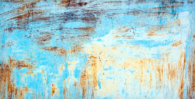 boyalı ve çizik metal bir yüzeye