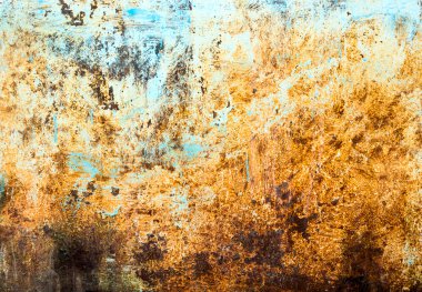 boyalı ve çizik metal bir yüzeye