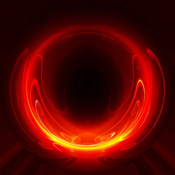 Огненный абсракт фон - фрактал — стоковое фото