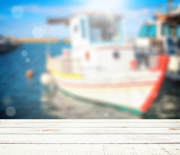 Hamnen i Grekland, Kreta — Stockfoto