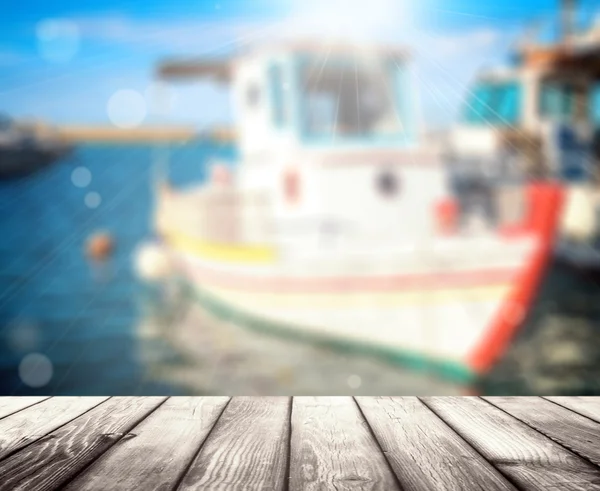 Harbor in Greece, Crete — Stock Photo, Image