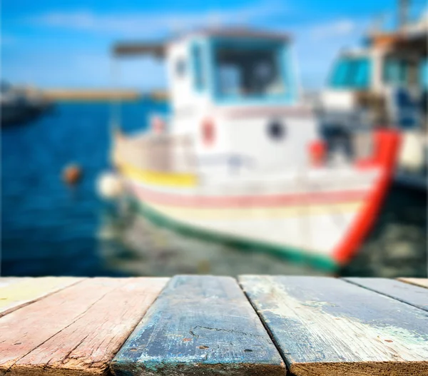 Harbor in Greece, Crete — Stock Photo, Image