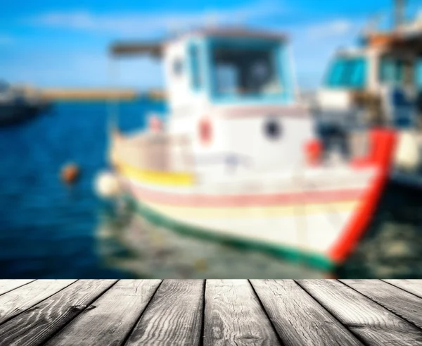 Harbor in Greece, Crete — Stock Photo, Image