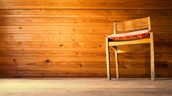 Chair in vintage interior