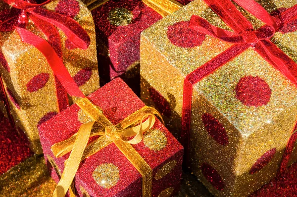 Boże Narodzenie giftboxes — Zdjęcie stockowe