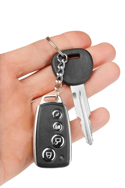 Key with car alarm — Stock Photo, Image