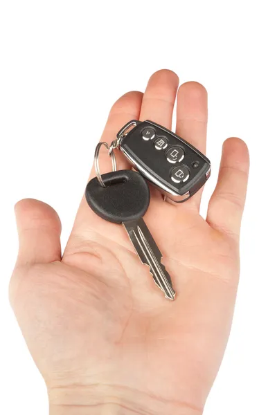 Key with car alarm — Stock Photo, Image