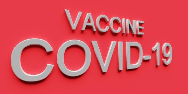Coronavirus 'tan kovid 19 aşısı yollayın. Aşı konsepti. 3d oluşturma