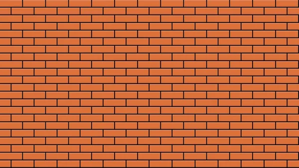 Brick Muur Naadloze Achtergrond Vector Gestructureerde Patroon Illustratie — Stockvector