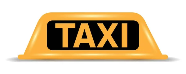 Signer Taxi Sur Cubes Signe Logo Transport Cabine Illustration Vectorielle — Image vectorielle