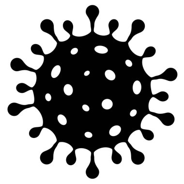 Virüs koronavirüsü örnekleri covid-19 beyaz üzerinde izole edildi