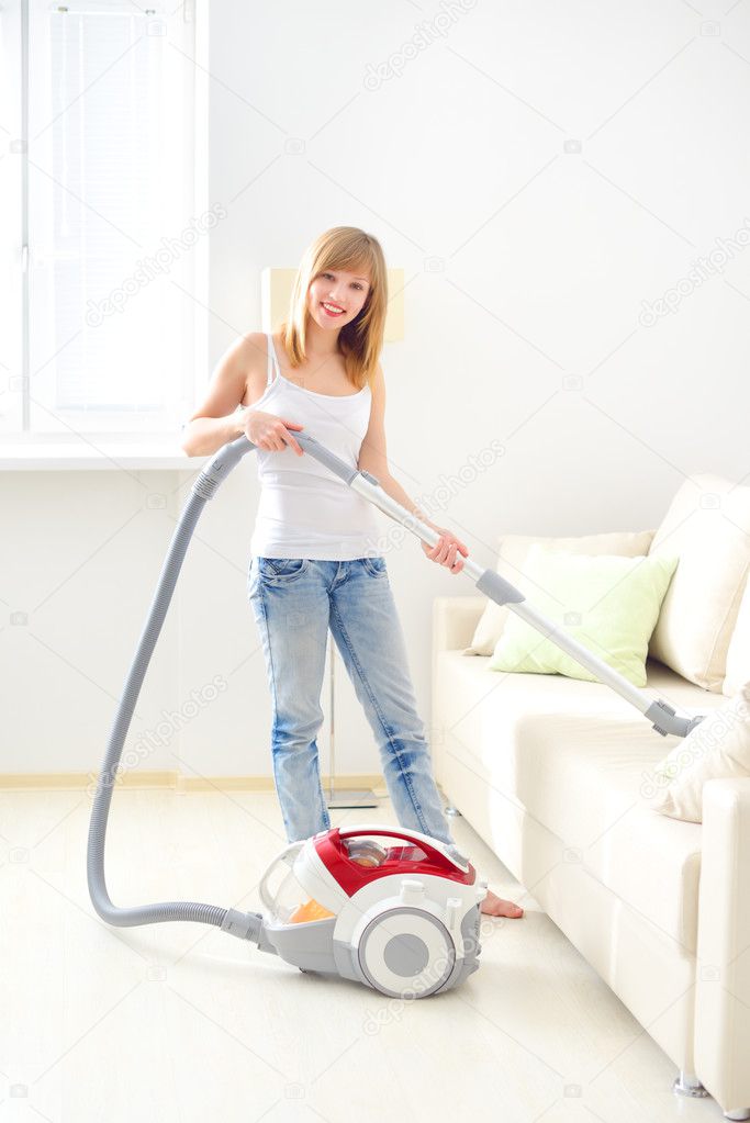 Young Girl Cleaning Sofa Stock Photo Image By Anmfoto 22556109 - How To Clean Sofa Using Vacuum Cleaner Young Girl Cleaning Sofa Stock Photo Image By Anmfoto 22556109 - How To Clean Sofa Using Vacuum Cleaner