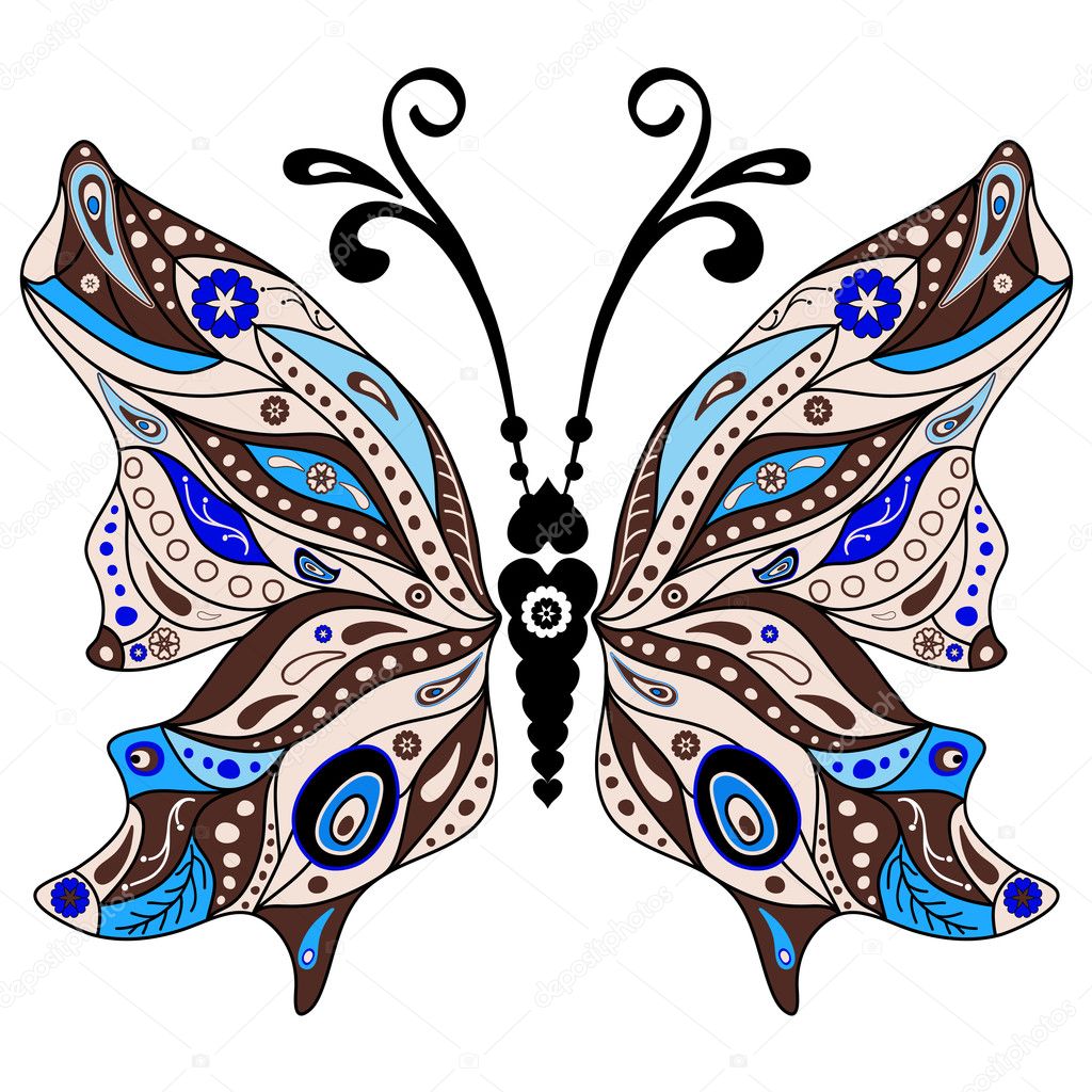 Decorative fantasy butterfly